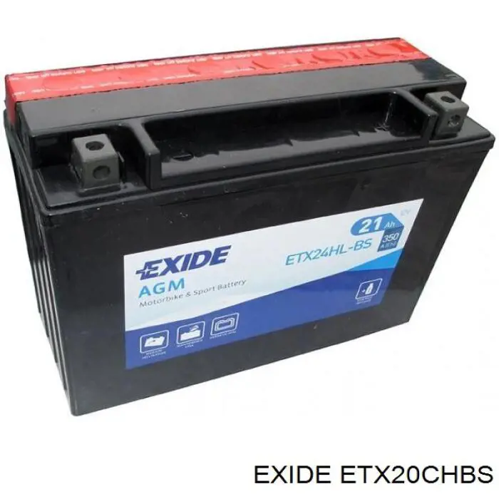 ETX20CHBS Exide Bateria recarregável (PILHA)