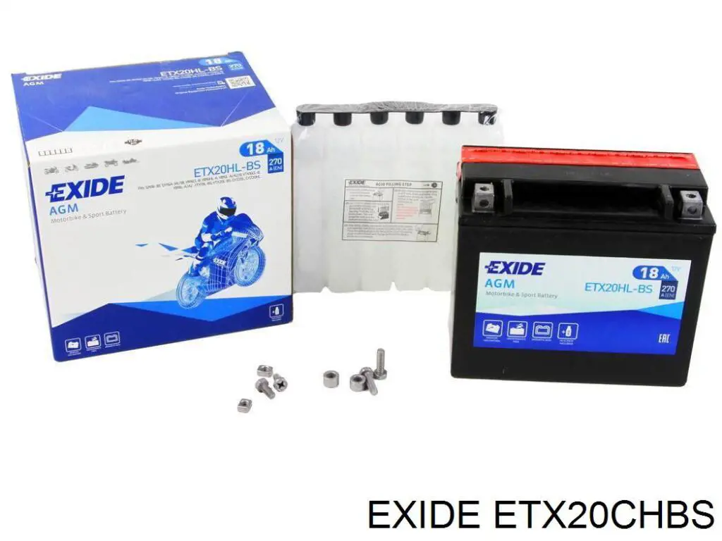Bateria recarregável (PILHA) Exide ETX20CHBS preço, a partir de 73,88 USD
