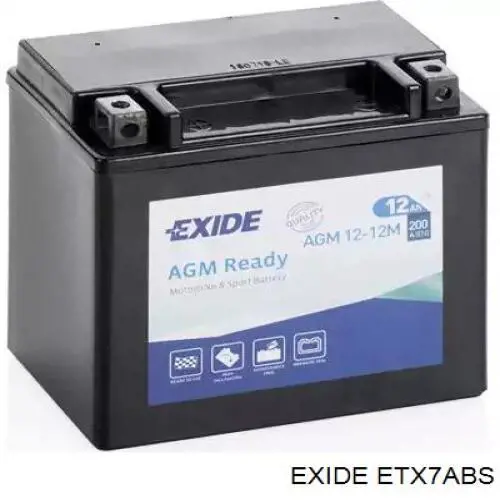 Compre YTX7ABS Exide Bateria recarregável (PILHA)