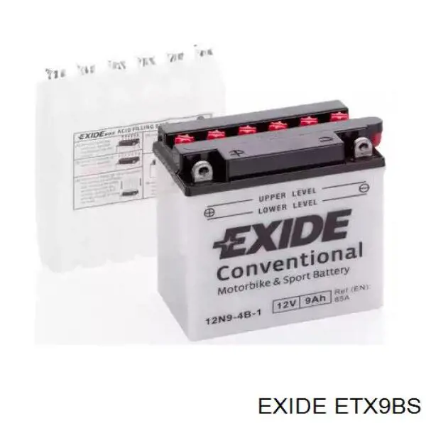 Bateria recarregável (PILHA) Exide ETX9BS preço, a partir de 37,94 USD