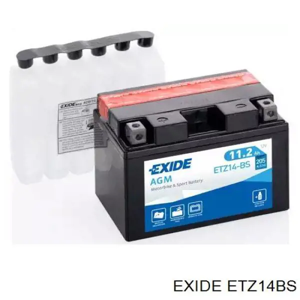 Compre ETZ14BS Exide Bateria recarregável (PILHA)