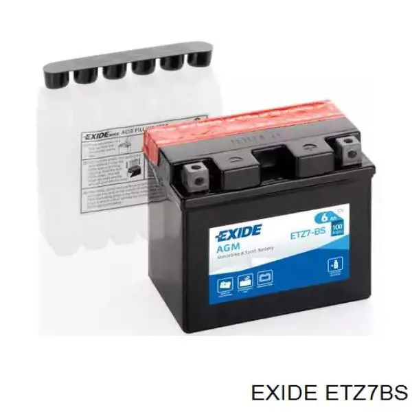 Compre ETZ7BS Exide Bateria recarregável (PILHA)