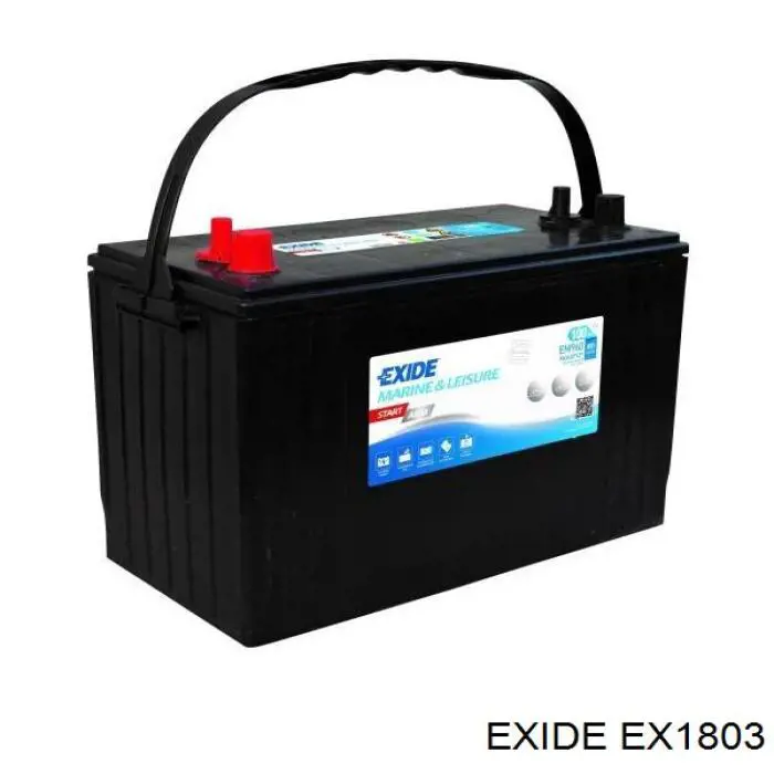 Bateria recarregável (PILHA) Exide EX1803 preço, a partir de 390,89 USD