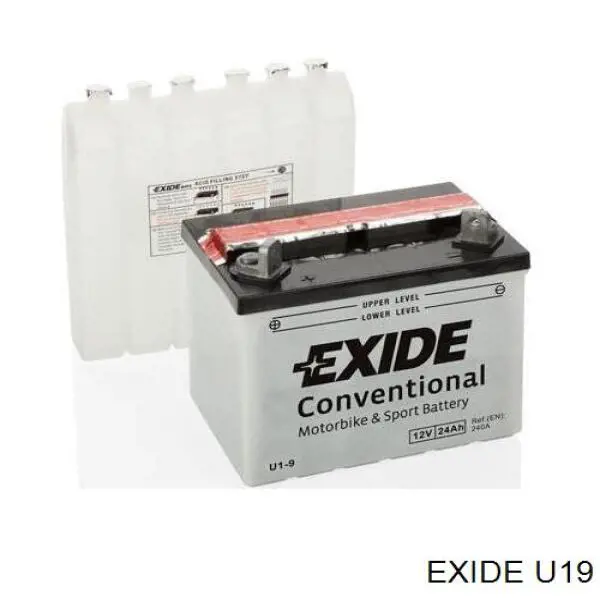 Compre U19 Exide Bateria recarregável (PILHA)