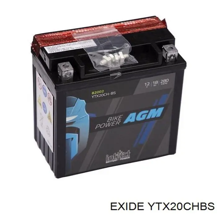 Compre YTX20CHBS Exide Bateria recarregável (PILHA)