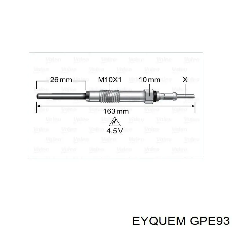 Vela de incandescência Eyquem GPE93 preço, a partir de 28,59 USD