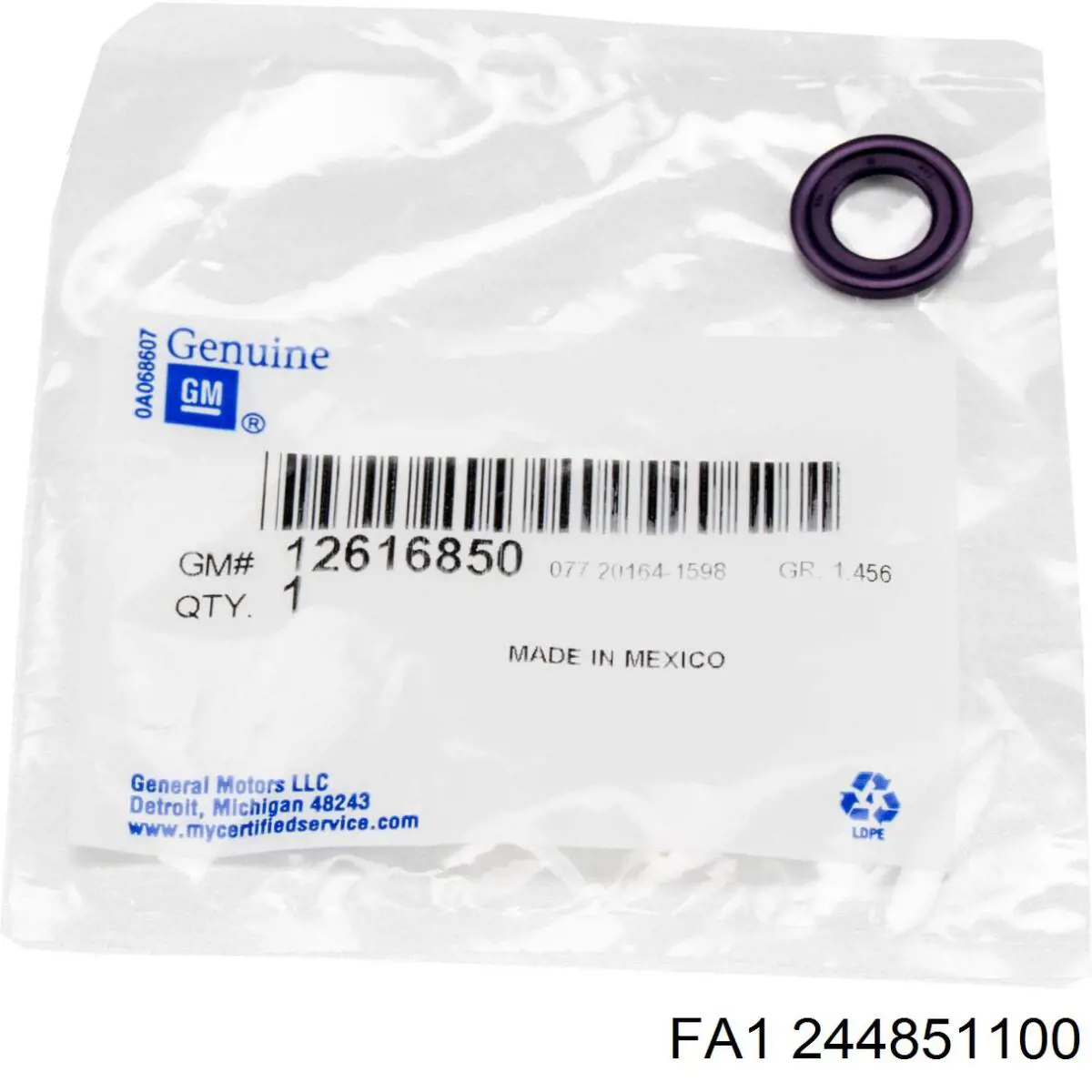 Compre 244851100 FA1 Vedante de rolha de panela de motor
