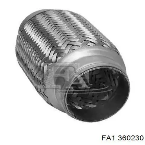 360230 FA1 Ondulação do silenciador