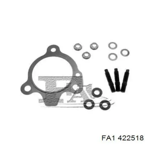Compre 422518 FA1 Vedante de turbina dos gases de escape, admissão