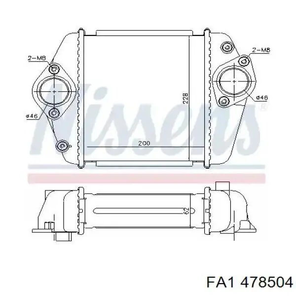 Compre 478504 FA1 Vedante de turbina dos gases de escape, admissão