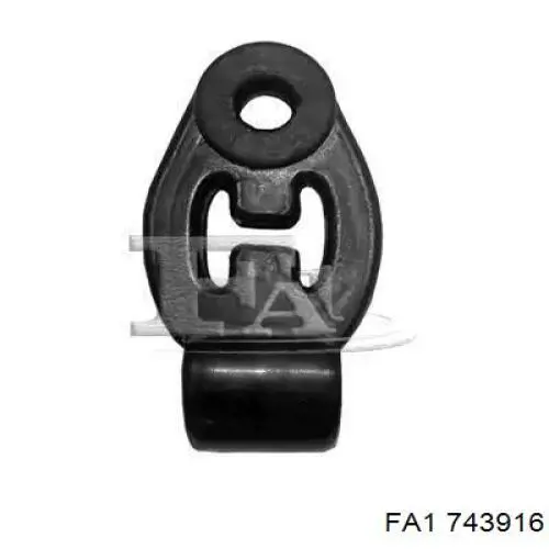 Coxim de fixação do silenciador FA1 743916 preço, a partir de 2,15 USD