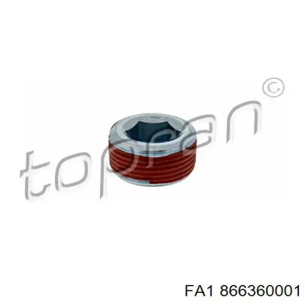 866360001 FA1 Tampão de panela de motor