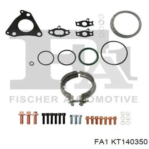 KT140350 FA1 Vedante de turbina, kit de montagem
