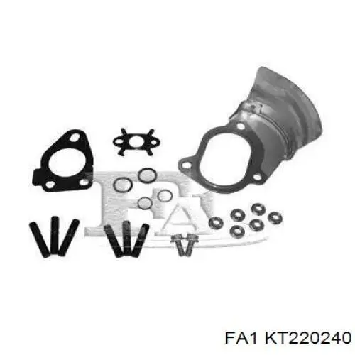 KT220240 FA1 Vedante de turbina, kit de montagem