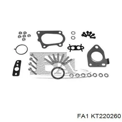 KT220260 FA1 Vedante de turbina, kit de montagem