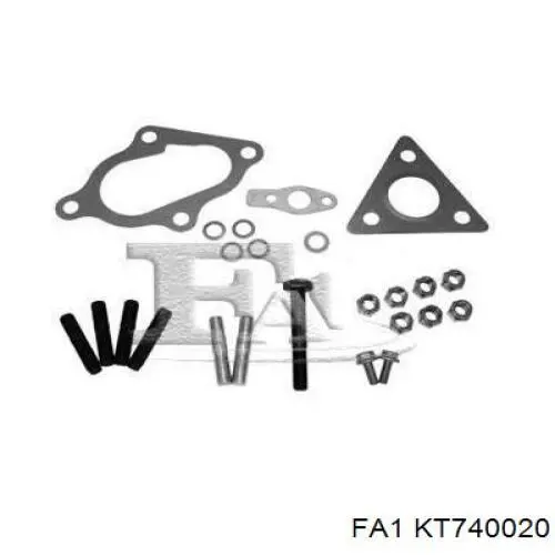 Q2990133 Q-fix Vedante de turbina, kit de montagem