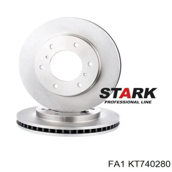 KT740280 FA1 Vedante de turbina, kit de montagem