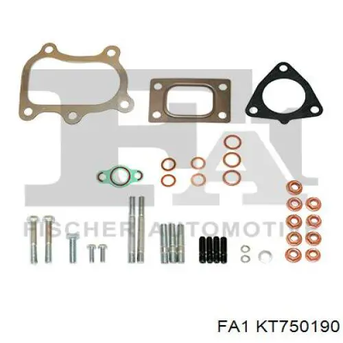 KT750190 FA1 Vedante de turbina, kit de montagem