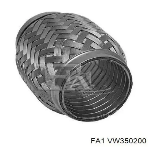 VW350200 FA1 Ondulação do silenciador