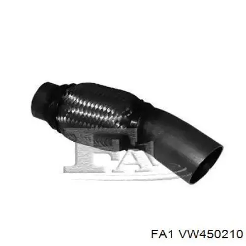 VW450210 FA1 Ondulação do silenciador