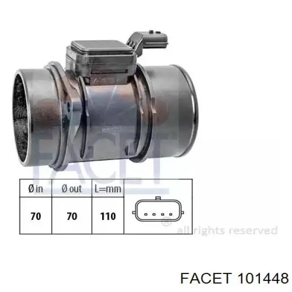 Compre 38955 Sidat Sensor de fluxo (consumo) de ar, medidor de consumo M.A.F. - (Mass Airflow)