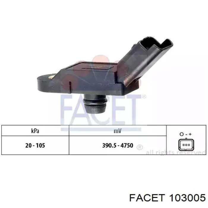 Compre 261230057 Bosch Sensor de pressão no coletor de admissão, MAP
