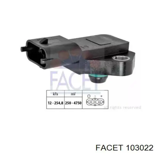 Sensor de pressão no coletor de admissão, MAP 95936 NGK