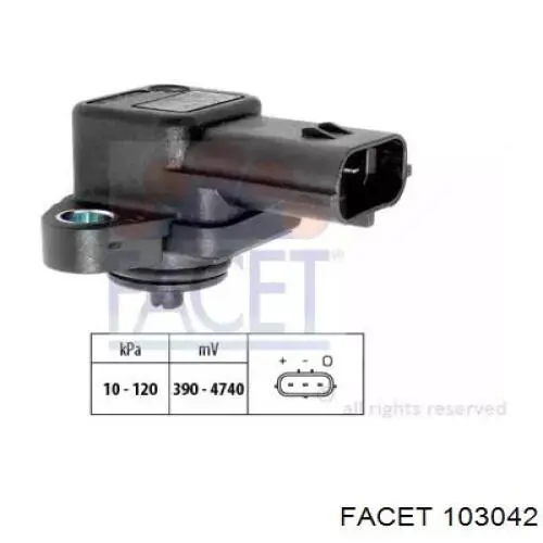 Sensor de pressão no coletor de admissão, MAP Facet 103042 preço, a partir de 35,21 USD