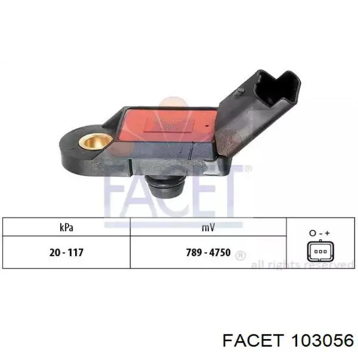 Compre 96725 NGK Sensor de pressão no coletor de admissão, MAP