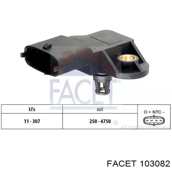 Compre LR091865 Land Rover Sensor de pressão no coletor de admissão, MAP