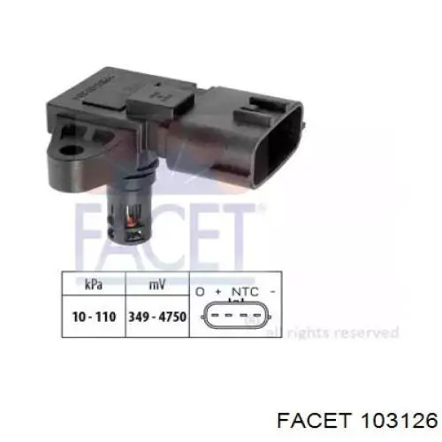 Compre 15163 FAE Sensor de pressão no coletor de admissão, MAP