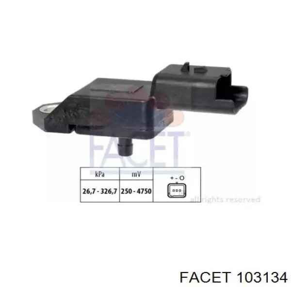 Compre 00001920LH Peugeot/Citroen Sensor de pressão no coletor de admissão, MAP