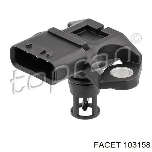 Compre 103158 Facet Sensor de pressão no coletor de admissão, MAP