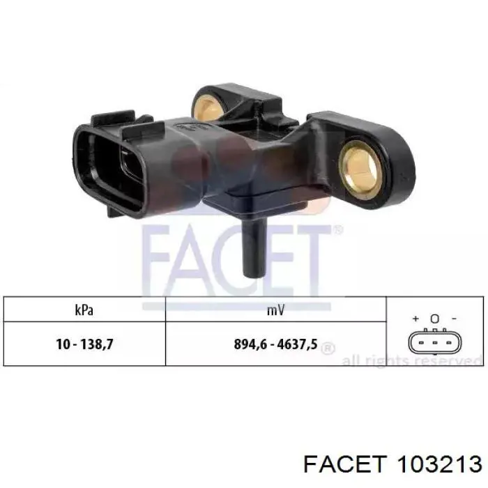 1859081A00 Toyota Sensor de pressão no coletor de admissão, MAP
