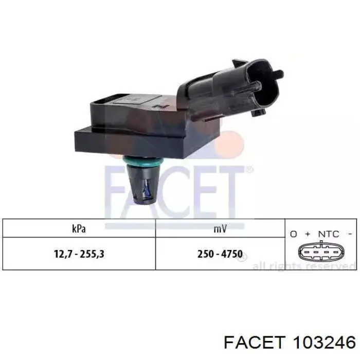 Sensor de pressão no coletor de admissão, MAP Magneti Marelli APS51 preço, a partir de 40,86 USD