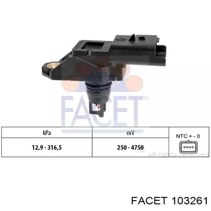 Sensor de pressão no coletor de admissão, MAP Peugeot/Citroen 00001920QR preço, a partir de 32,02 USD