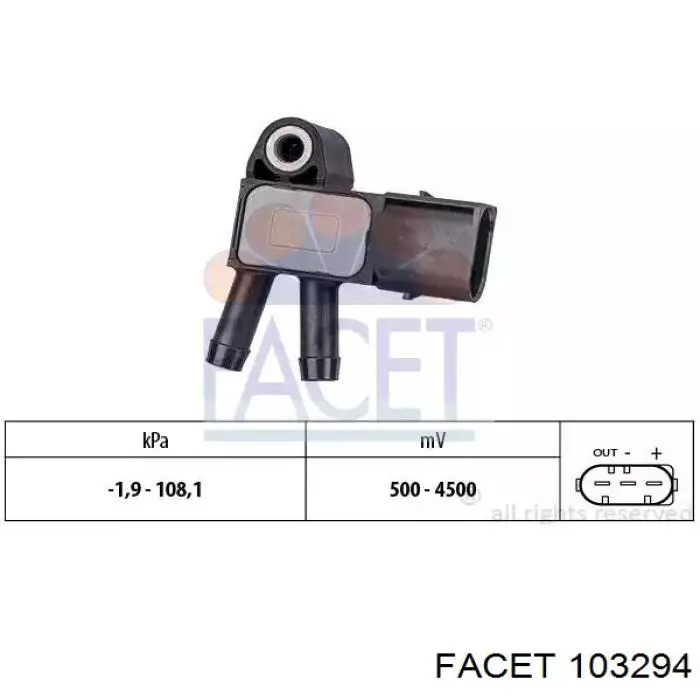 Sensor de pressão dos gases de escape FAE 16116 preço, a partir de 35,26 USD