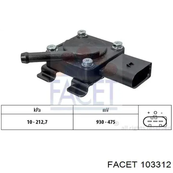 Sensor de pressão dos gases de escape SKV 17SKV350 preço, a partir de 62,74 USD