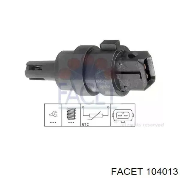 Sensor de temperatura da mistura de ar Facet 104013 preço, a partir de 16,04 USD