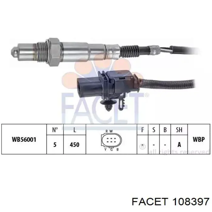 2269000Q1C Renault (RVI) Sonda lambda, sensor de oxigênio