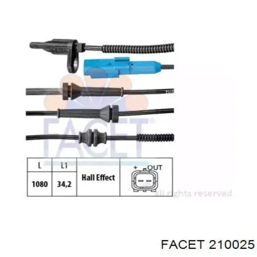 Compre 60886 Standard Sensor dianteiro de ABS