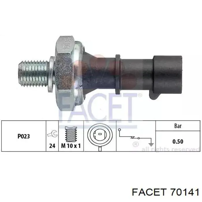 Sensor de pressão de óleo Facet 70141 preço, a partir de 6,14 USD