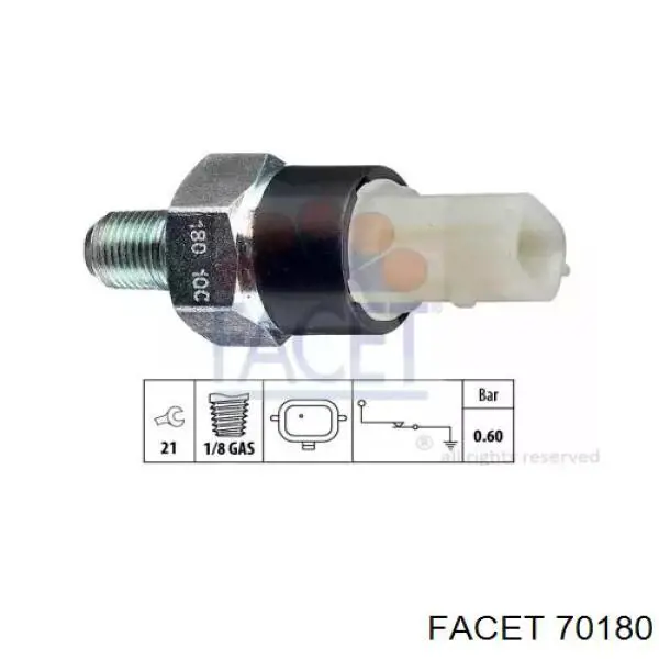 Compre 252401199R Renault (RVI) Sensor de pressão de óleo