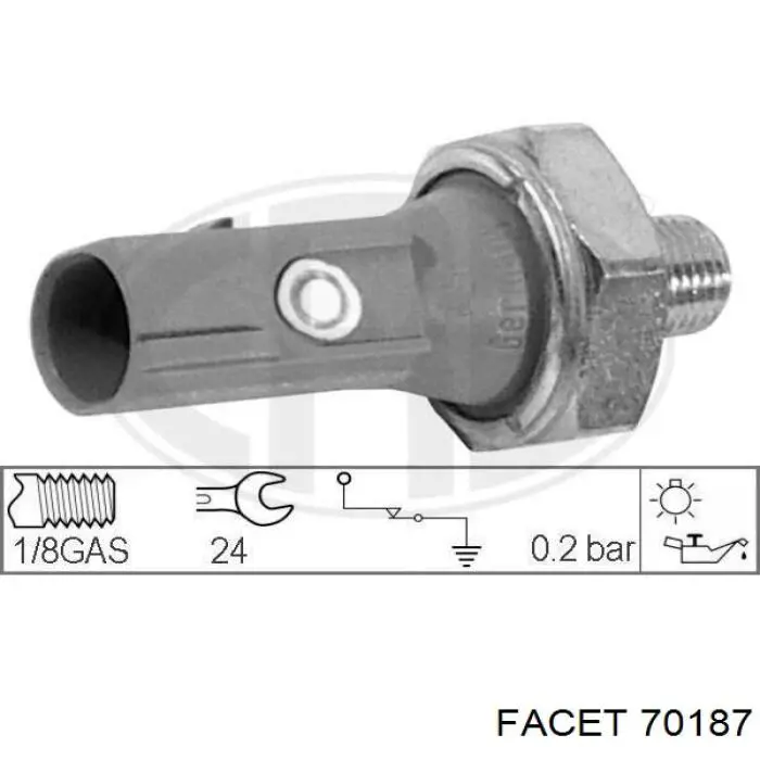 Compre 70187 Facet Sensor de pressão de óleo