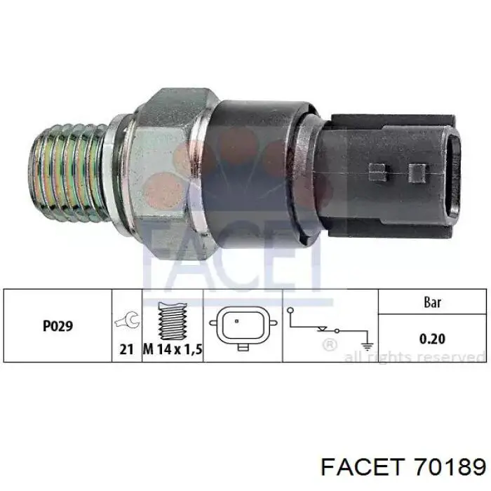 Compre 8200671274 Renault (RVI) Sensor de pressão de óleo
