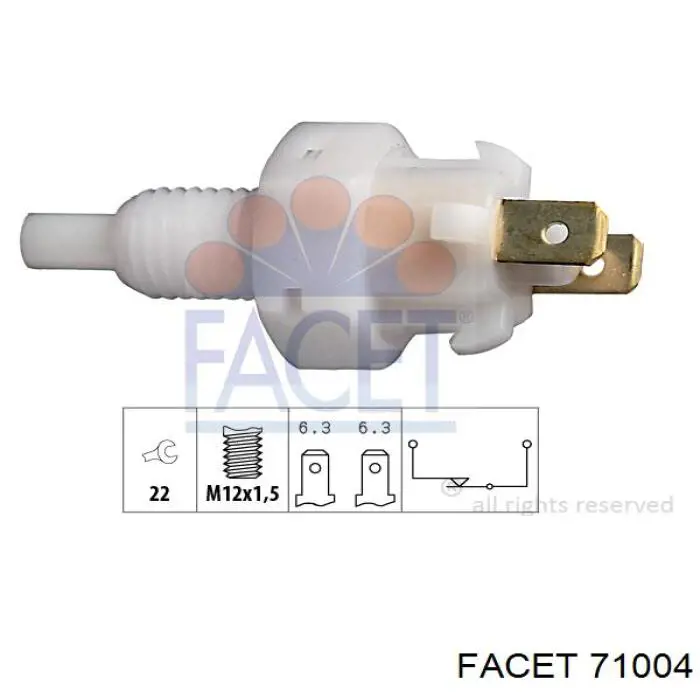 Sensor de ativação do sinal de parada Facet 71004 preço, a partir de 5,52 USD