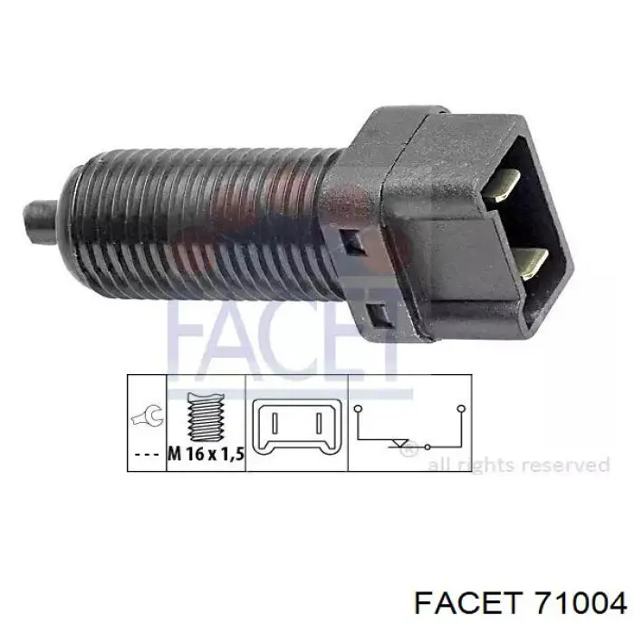 Compre 71004 Facet Sensor de ativação do sinal de parada