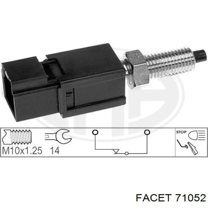 Sensor de ativação do sinal de parada Facet 71052 preço, a partir de 7,91 USD