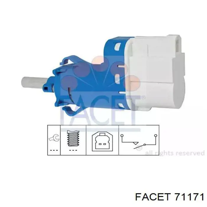 Compre 71171 Facet Sensor de ativação de embraiagem