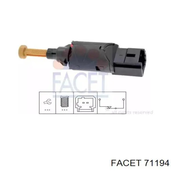 Sensor de ativação do sinal de parada Facet 71194 preço, a partir de 10,89 USD